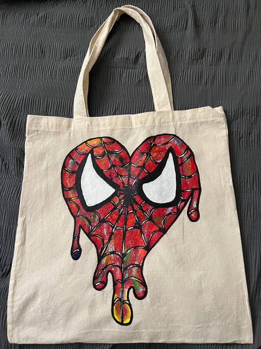 Love Drip Into the Spiderverse Tote Bag