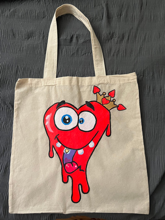 King Love Drip Tote Bag